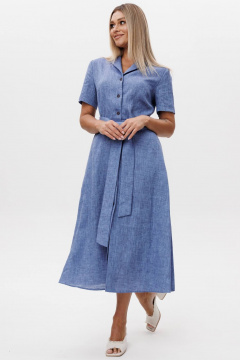 Платье Ma Сherie 4107 синий_меланж - фото 5