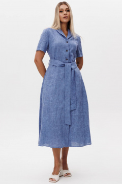 Платье Ma Сherie 4107 синий_меланж - фото 3