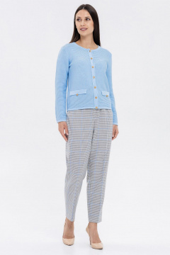 Жакет AREOLA 13502 голубой - фото 4