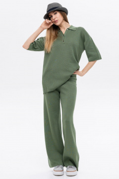 Брюки AREOLA 13701 зеленый - фото 3