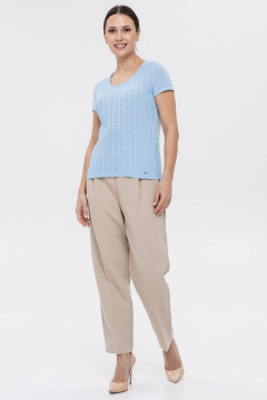 Джемпер AREOLA 13405 голубой - фото 4