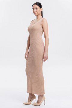 Платье AREOLA 13301 коричневый - фото 5