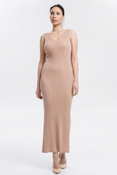 Платье AREOLA 13301 коричневый - фото 3