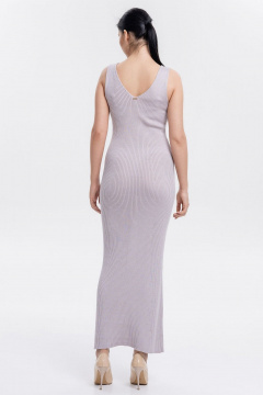 Платье AREOLA 13301 серо-розовый - фото 5