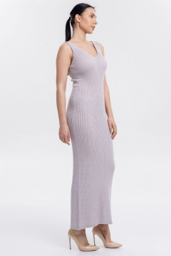 Платье AREOLA 13301 серо-розовый - фото 4