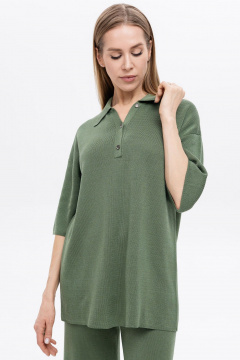 Джемпер AREOLA 13403 зеленый - фото 2