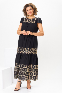 Платье Romanovich Style 1-2810 черный - фото 4