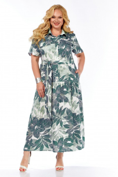 Платье Элль-стиль 2385 тропический_принт - фото 1