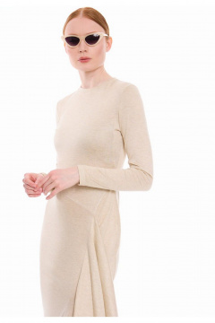 Платье DEVITA 1032 бежевый - фото 4