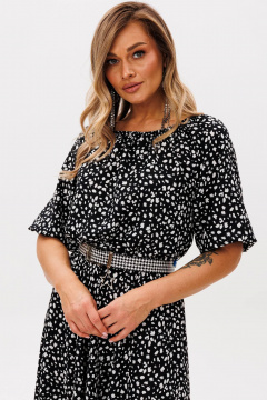 Платье Anastasia 1237 черный(камушки) - фото 4