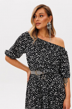 Платье Anastasia 1237 черный(камушки) - фото 3