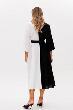 Платье Anastasia 1243.1 черно-белый - фото 2