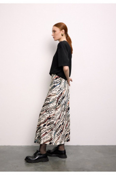 Юбка DEVITA 2026 чёрно-молочный - фото 5