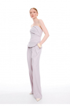 Брюки DEVITA 3026-1 пудра - фото 4