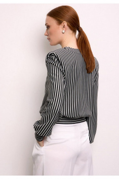 Жакет DEVITA 4029 черно-серый - фото 2