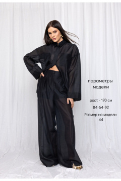 Блуза DEVITA 6008-3 черный - фото 5