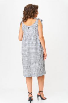 Платье Michel chic 2130 черный-белый - фото 2