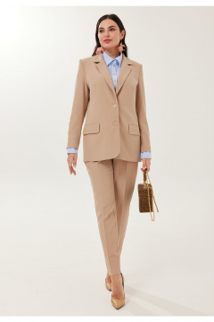 Блуза, брюки, жакет Твой имидж 2143 бежевый - фото 5