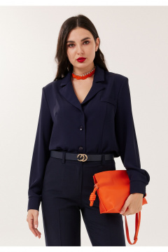 Блуза Твой имидж 2178 синий - фото 1