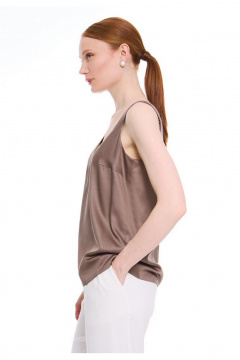 Блуза DEVITA 6027 коричневый - фото 3