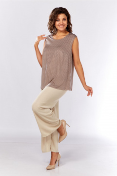 Брюки Abbi 2031 бежево-песочный - фото 4