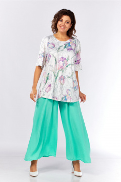 Блуза Abbi 4056 белый - фото 4