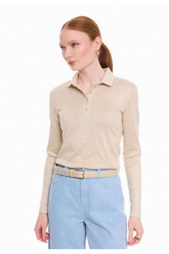 Лонгслив DEVITA 8003 бежевый - фото 4