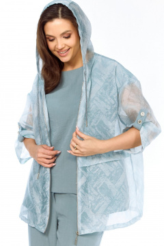 Брюки, парка, топ Магия моды 2578 шалфей - фото 4