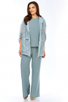 Брюки, парка, топ Магия моды 2578 шалфей - фото 2