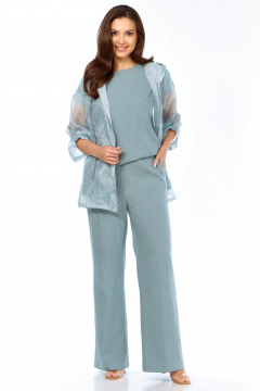 Брюки, парка, топ Магия моды 2578 шалфей - фото 1