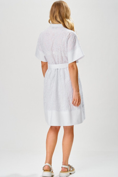 Платье Laikony L-923 белый - фото 5