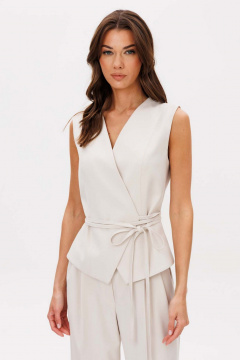 Брюки, жилет LEANNA-STYLE 9026 молочный - фото 2