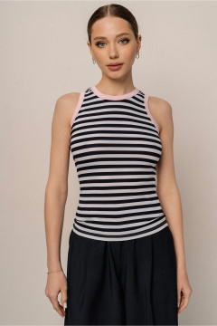 Джемпер JRSy 2548 сине-белый_розовый - фото 1