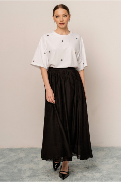 Юбка JRSy 2584 черный_горох - фото 3