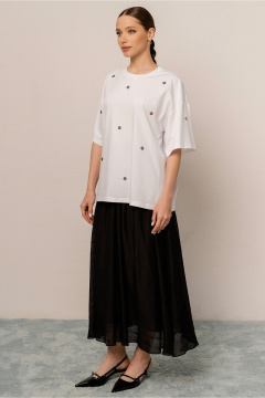 Юбка JRSy 2584 черный_горох - фото 2