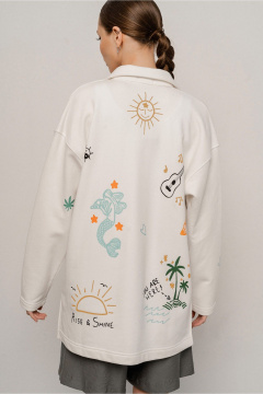 Джемпер JRSy 2581 молоко - фото 4