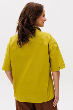 Блуза, брюки Mubliz 251 горчица-терракот - фото 4