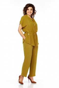 Блуза, брюки Диомант 2067 горчица - фото 5