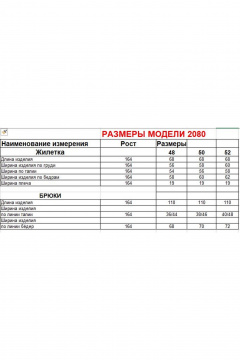 Брюки, жилет Диомант 2080 серый - фото 3