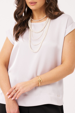 Блуза Панда 104540 серебряный - фото 3