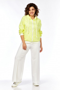 Брюки, кофта Диомант 2081 лимонный - фото 1