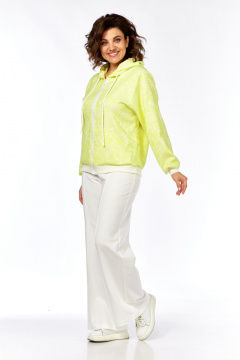 Брюки, кофта Диомант 2081 лимонный - фото 4
