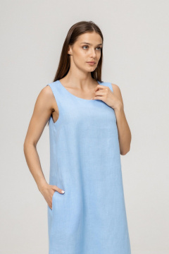 Платье Twok 111001 голубой - фото 4
