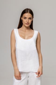 Брюки, топ Twok 111004 белый - фото 5