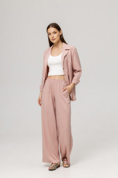 Блуза, брюки Twok 111007 пудровый - фото 5