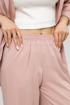 Блуза, брюки Twok 111007 пудровый - фото 3