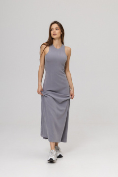 Платье Twok 111015 серебристо-серый - фото 1