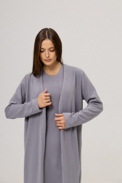 Кардиган Twok 111155 серебристо-серый - фото 5