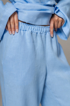 Брюки, кардиган Twok 222102 голубой - фото 4