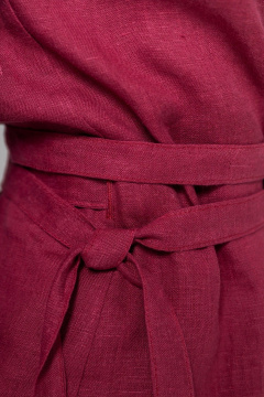 Брюки, кардиган Twok 222104 винный - фото 4